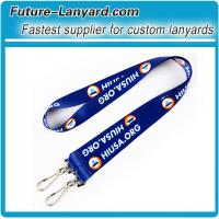 2014 Hot selling double attachment lanyards with J clip