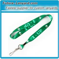 Best seller promotional lanyard with Swivel hook and metal crimp