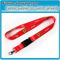 2.5cm  best selling detachable lanyards with trigger clip