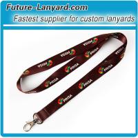 Personalized logo printed neck lanyard with popular accessory