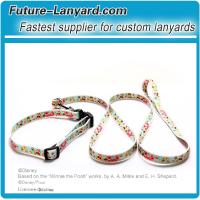 Detachable pet collar and leash with customized logo