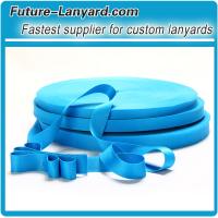 Stock polyester lanyard with process blue C