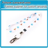 Lobster clip QR polyester lanyard for advertising
