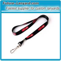 Customized neck lanyard no minimum order